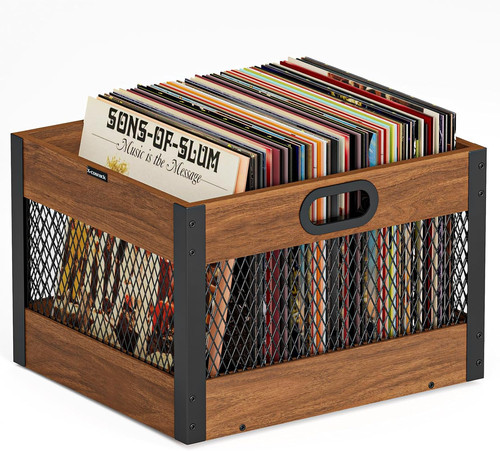 Vinyl record storage - vinyl, crate