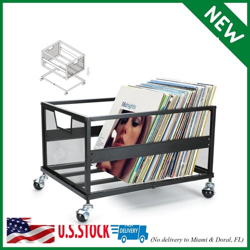 Metal vinyl record storage - vinyl,