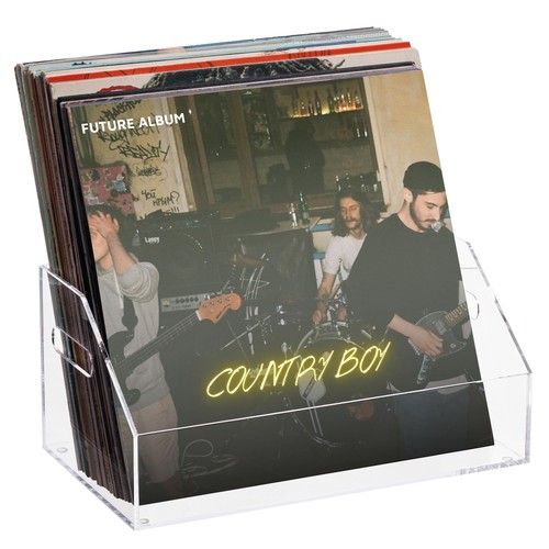Acrylic vinyl record storage - acrylic,